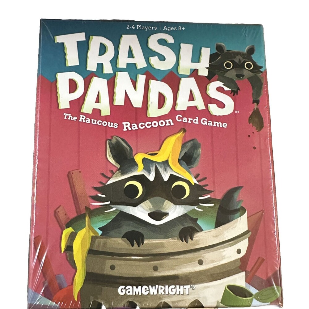Trash Pandas Game The Raucous Raccoon! Ages 8+ 2+ Players Cards Sealed! NIB FUN